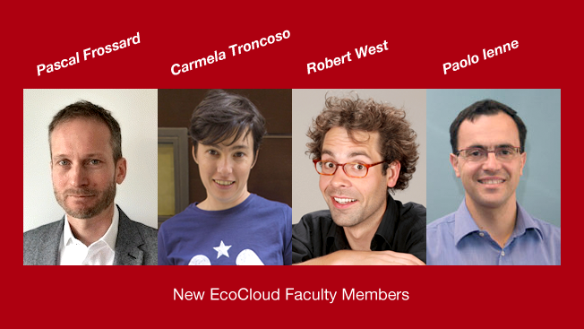 EcoCloud Welcomes New Faculty Members