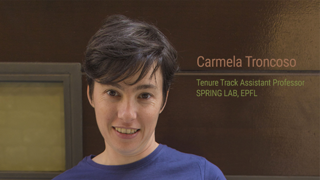 Carmela Troncoso, tenure-track assistant professor in the EPFL School of Computer and Communication Sciences (IC)