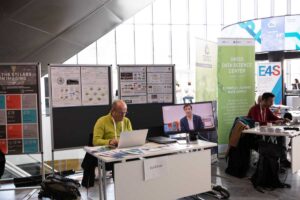 Xavier Ouvrard at the EcoCloud stand